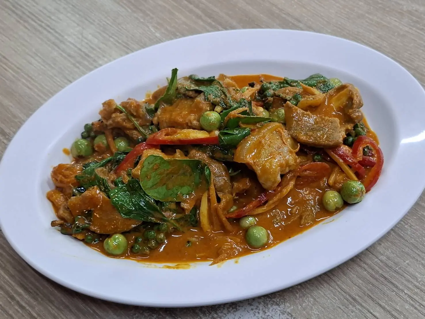 ผัดเผ็ดหมูป่า